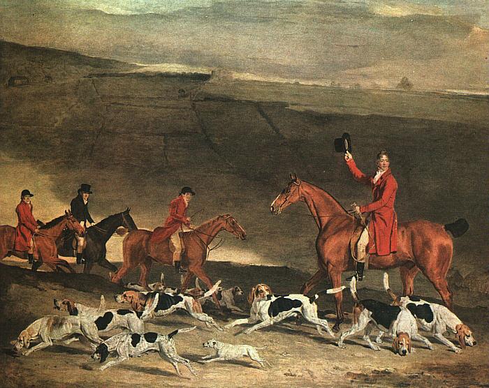 Benjamin Marshall Francis Dukinfield Astley and his Harriers